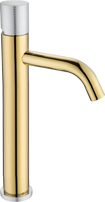 Смеситель для раковины Boheme Stick 122-GCR.2 gold touch chrome Sancos — официальный сайт