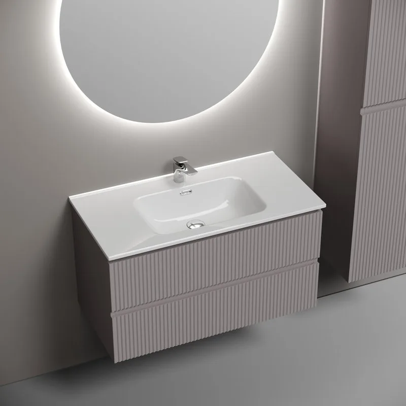 Тумба с раковиной Sancos Snob R 90 doha soft, раковина CN7002 Sancos — официальный сайт