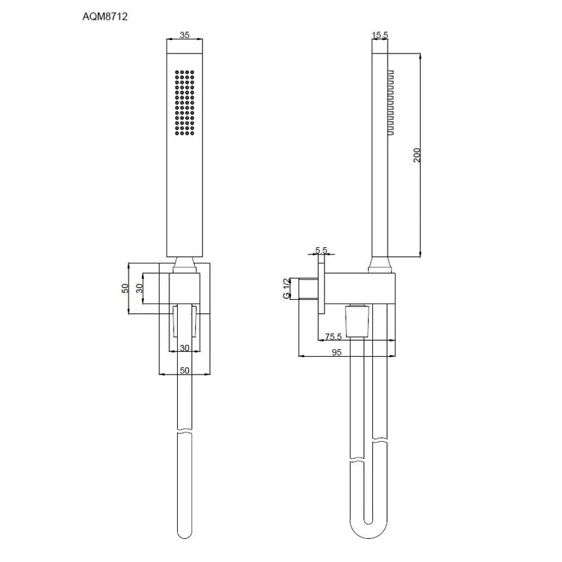 Душевой комплект AQUAme Savona полированный хром AQM8712CR Sancos — официальный сайт