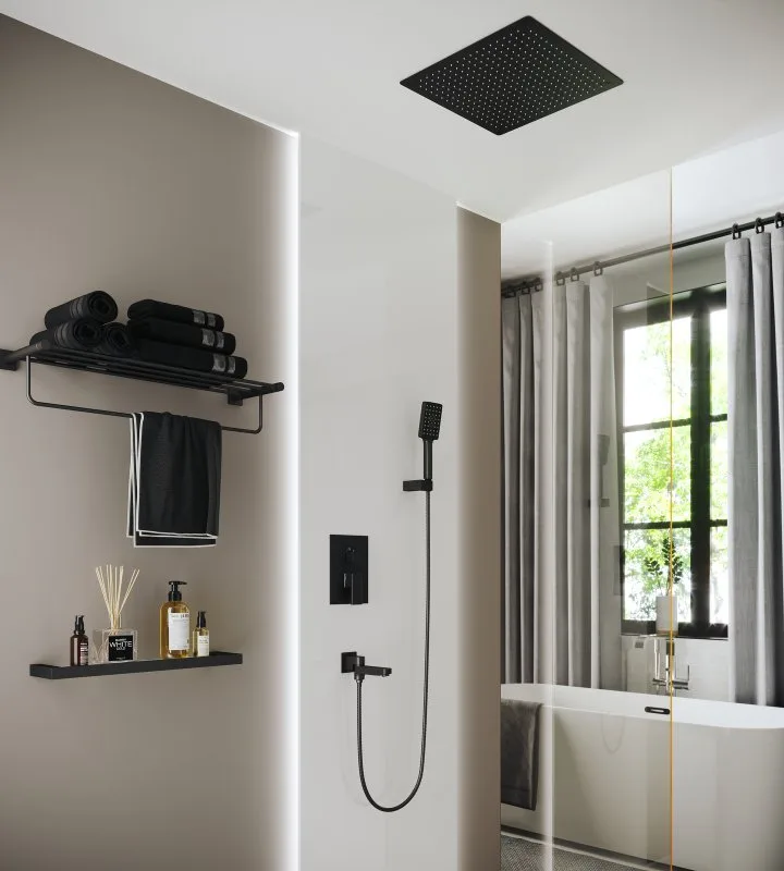 Душевой комплект Timo Selene SX-2039/03SM, черный Sancos — официальный сайт