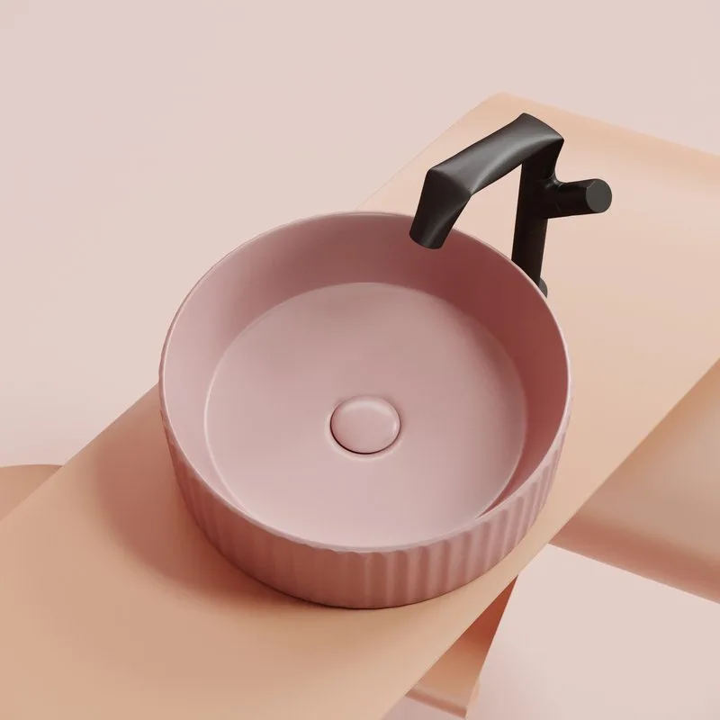 Накладная раковина Ceramicanova Element CN6057MP розовый матовый Sancos — официальный сайт