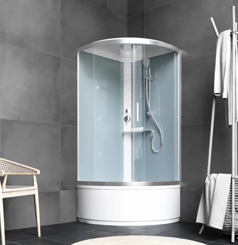 Душевая кабина AM.PM X-Joy W88C-401A-090WT, с крышей, белый Sancos — официальный сайт