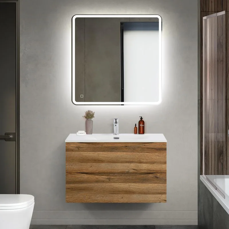 Тумба под раковину без столешницы BelBagno Marino-cer-mini 80 подвесная, rovere rustico Sancos — официальный сайт