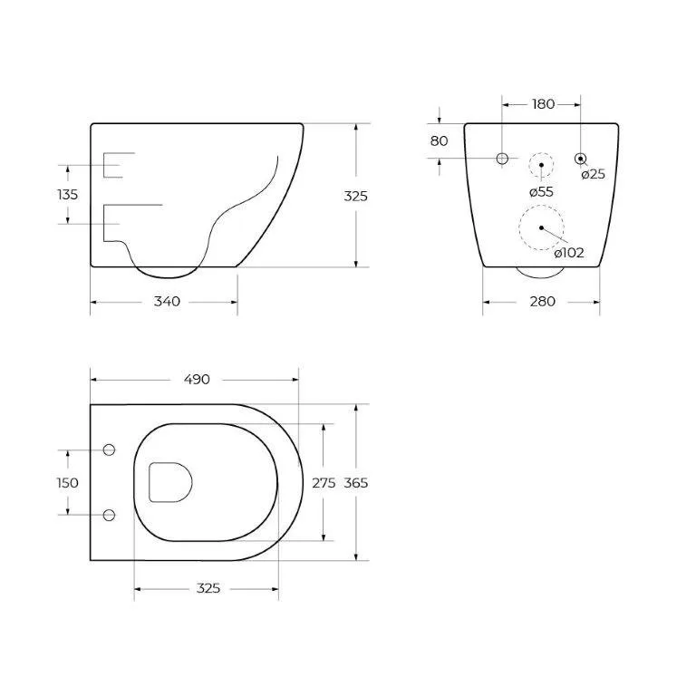 Унитаз подвесной BelBagno Uno BB3105CHR/SC Sancos — официальный сайт