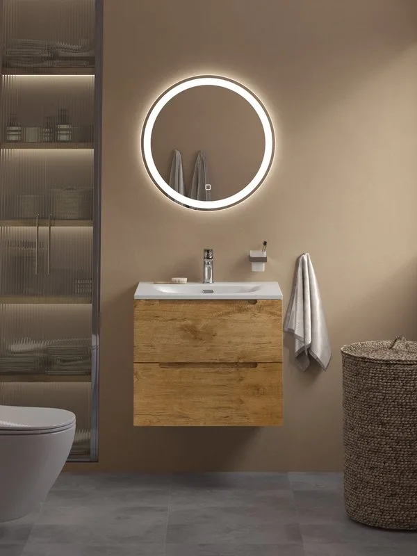 Тумба под раковину без столешницы BelBagno Etna 60 rovere  nature Sancos — официальный сайт