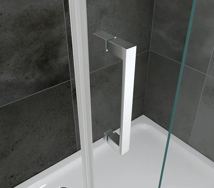 Душевой уголок Abber Komfort AG93120-S102 120х100 см, профиль матовый хром, стекло прозрачное Sancos — официальный сайт