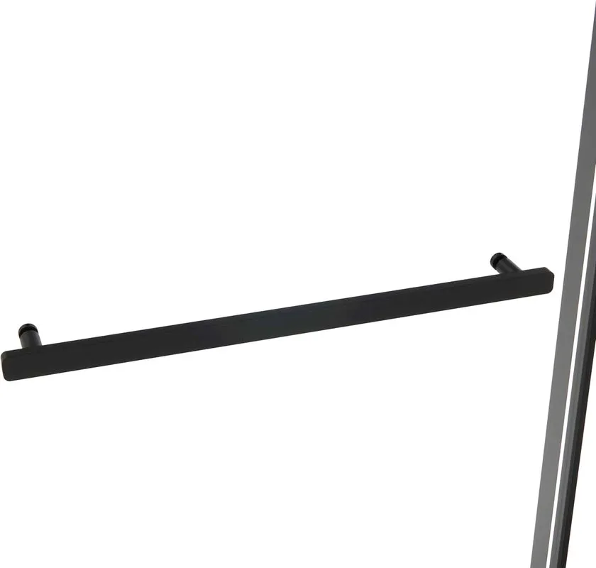 Душевая дверь в нишу Vincea Slim Soft 110 см, профиль черный, стекло прозрачное Sancos — официальный сайт