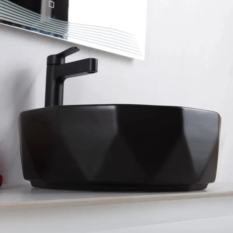 Накладная раковина BelBagno BB1409H301 41 черная Sancos — официальный сайт