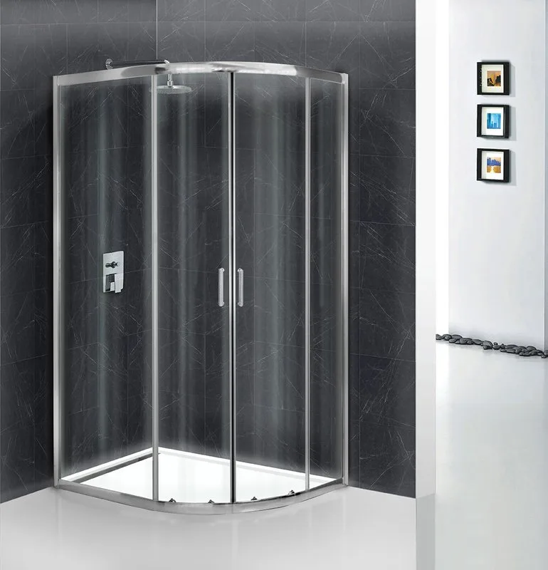Душевой уголок BelBagno Uno -195 RH 2 100/80 C Cr стекло прозрачное Sancos — официальный сайт