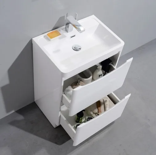 Тумба под раковину без столешницы BelBagno Ancona-N 80 bianco lucido подвесная Sancos — официальный сайт