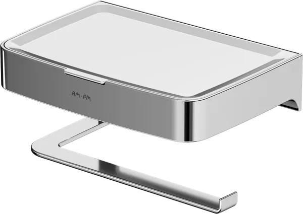 Держатель туалетной бумаги AM.PM Inspire V2.0 A50A341500 с полкой для телефона и контейнером, хром