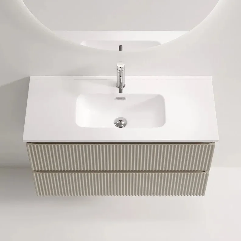 Тумба под раковину Sancos Snob R 90 подвесная Beige soft (капучино), SNR90/39CE Sancos — официальный сайт