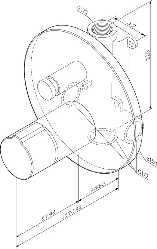 Встраиваемый смеситель AM.PM X-Joy F85A45722 черный, С ВНУТРЕННЕЙ ЧАСТЬЮ Sancos — официальный сайт
