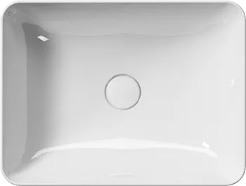Накладная раковина GSI Nubes 9037PVC11 50x38, белая Sancos — официальный сайт