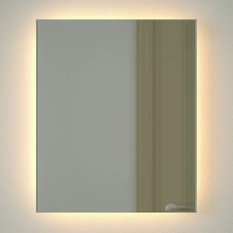 Зеркало Defesto Glow DF 2513 50х60 с LED-подсветкой, 3000 K, без выключателя