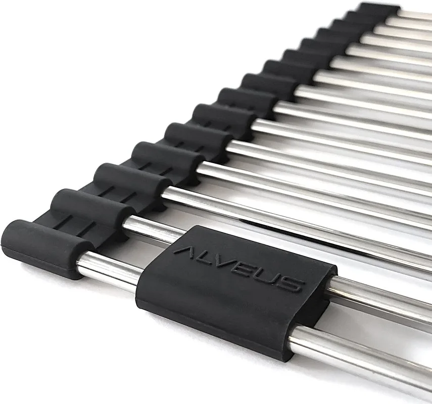 Сушилка Alveus Roll Up 1131412 складная, нержавеющая сталь Sancos — официальный сайт