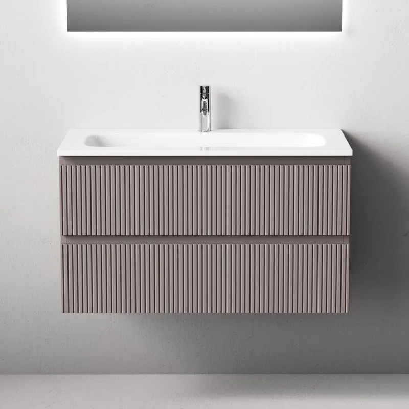 Тумба с раковиной Sancos Snob T 90 подвесная, doha soft, раковина СN7019 Sancos — официальный сайт