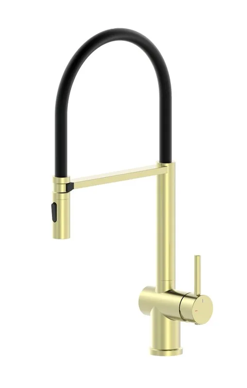 Смеситель для кухни Wonzon & Woghand WW-88438003-BG с гибким изливом, брашированное золото Sancos — официальный сайт