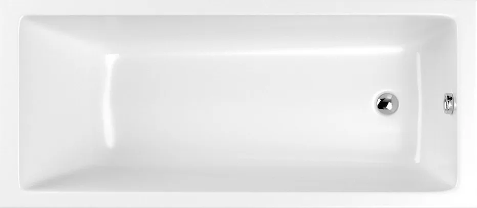 Акриловая ванна WHITECROSS Wave Slim 140x70 см, встраиваемая, белая Sancos — официальный сайт