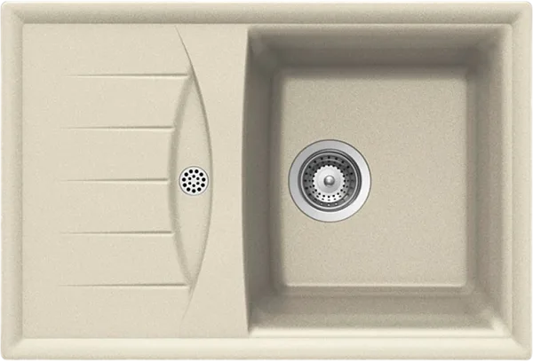 Мойка кухонная Schock Genius 45D Small (D-100S) Cristalite эверест Sancos — Оригинал