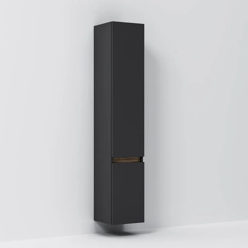Шкаф-пенал для ванной AM.PM X-Joy 30 R, подвесной, черный матовый Sancos — официальный сайт