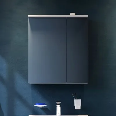 Зеркало-шкаф AM.PM Spirit V2.0 60 L с LED-подсветкой, белый глянец Sancos — официальный сайт