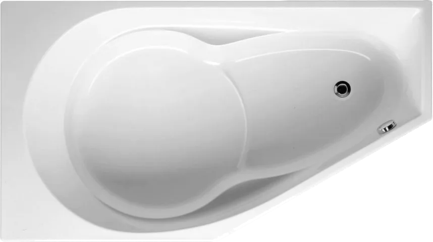 Акриловая ванна Riho Yukon R 160x90 см, угловая, правая, пристенная, белая, пятиугольная, на ножках Sancos — официальный сайт