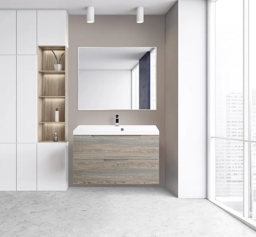 Тумба под раковину без столешницы BelBagno Vittoria 100 подвесная, pino Sancos — официальный сайт