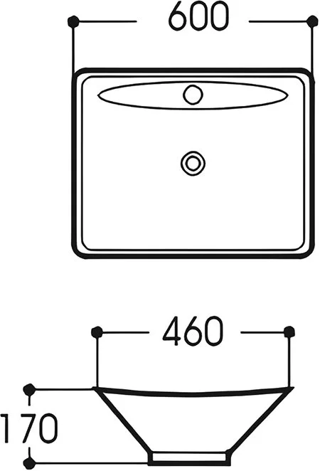 Накладная раковина AQUATEK AQ5518-00 Sancos — официальный сайт