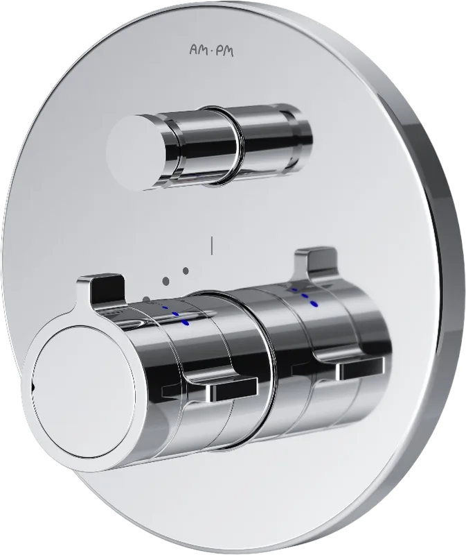 Термостатический смеситель встраиваемый AM.PM X-Joy F85A45600 С ВНУТРЕННЕЙ ЧАСТЬЮ, хром Sancos — официальный сайт