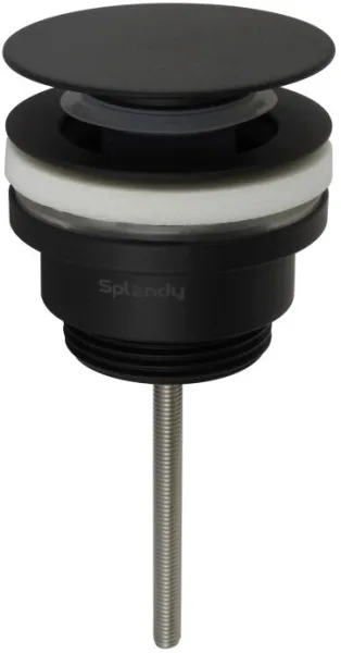 Донный клапан для раковины Splendy AA3071URMBM. незапираемый, черный матовый Sancos — Оригинал