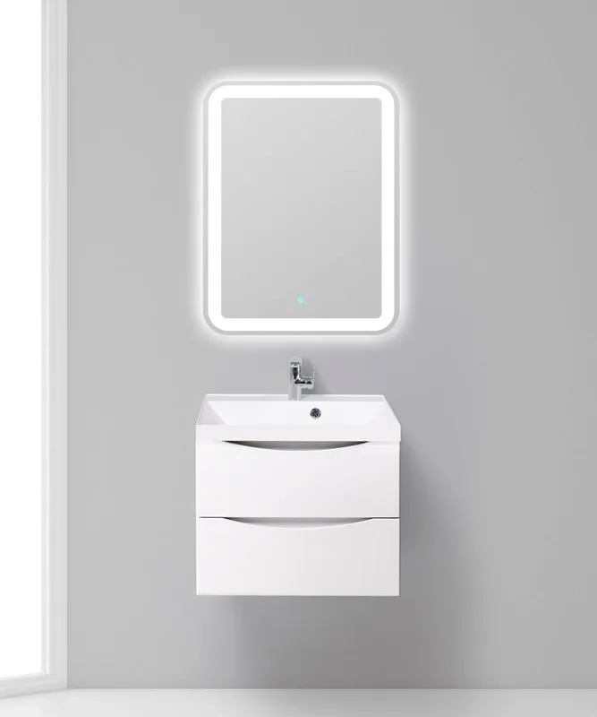 Тумба под раковину без столешницы BelBagno Marino 60 bianco lucido, подвесная Sancos — официальный сайт