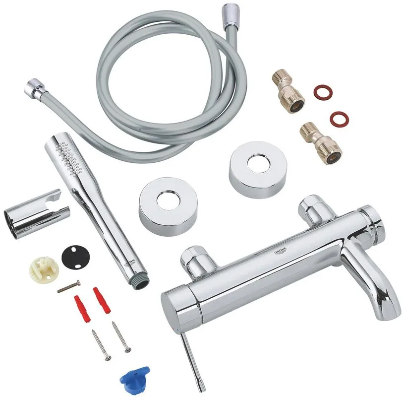 Смеситель для ванны с душем Grohe Essence New 33628001 Sancos — официальный сайт