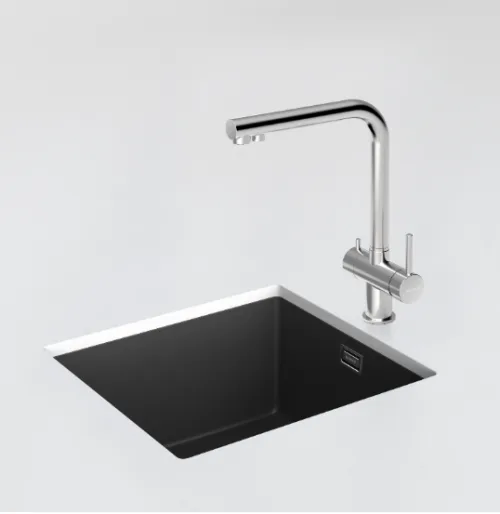 Смеситель для кухни Schock Vitus нержавеющая сталь Sancos — официальный сайт