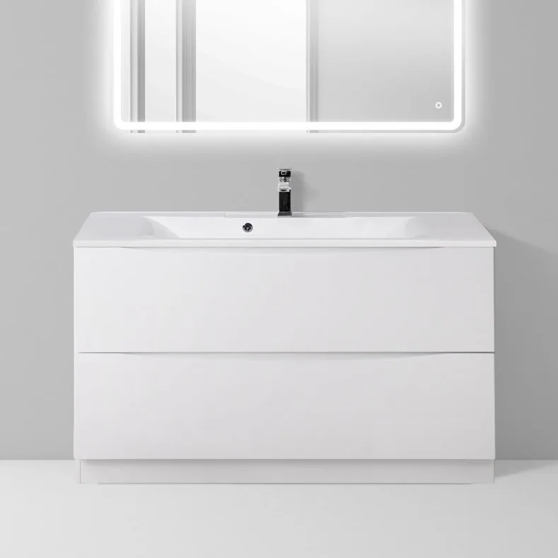 Тумба под раковину без столешницы BelBagno Marino 100 bianco lucido, напольная Sancos — официальный сайт