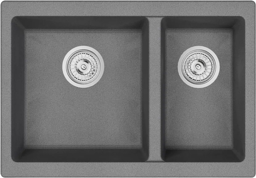 Мойка кухонная Emar Quartz EMQ-2665.PL Антрацит Sancos — официальный сайт