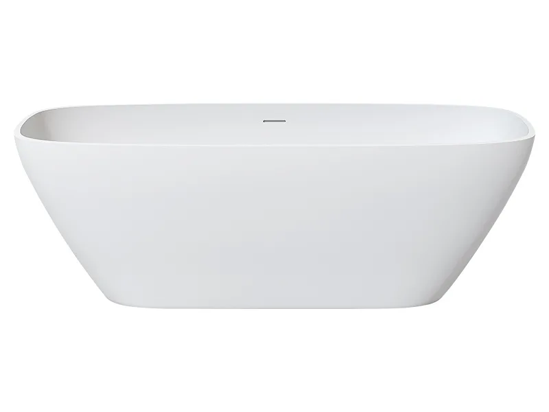 Ванна из искусственного камня Uni-Flo Cono 170x80 см, отдельностоящая белая матовая Sancos — официальный сайт