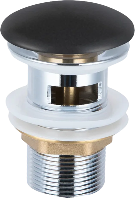 Донный клапан для раковины Vincea DBS-216MB, матовый черный Sancos — официальный сайт