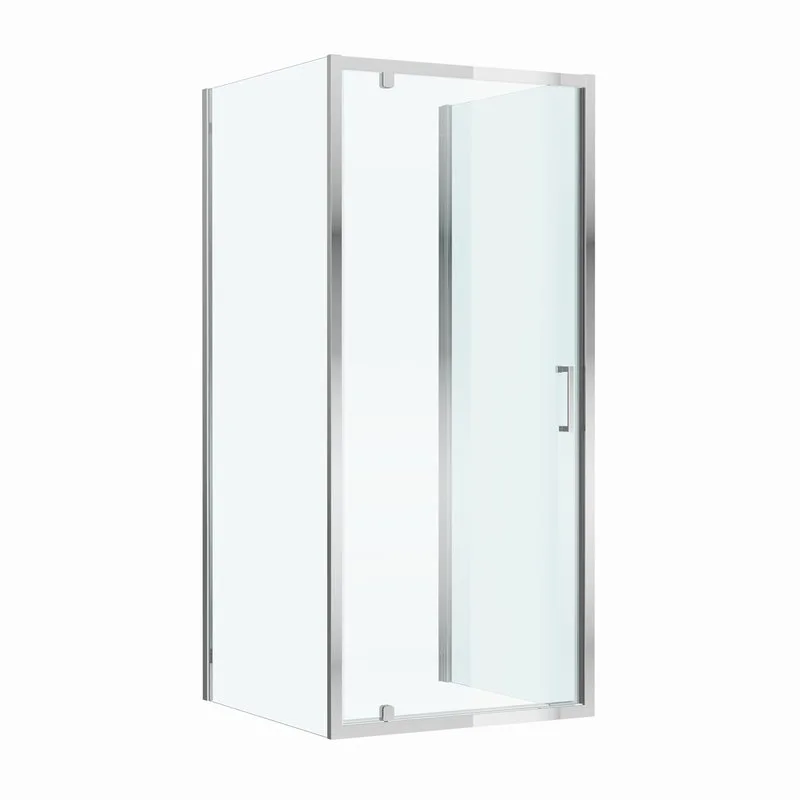 Душевой уголок Cezares Molveno BA2 90+90 C Cr IV 90х90 см, профиль хром, стекло прозрачное Sancos — официальный сайт