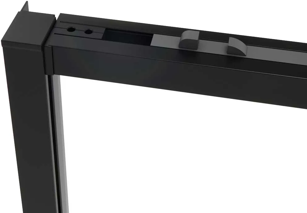 Душевая дверь в нишу Vincea Slim Soft VDS-1SS150CLB 150 см профиль черный, стекло прозрачное Sancos — официальный сайт