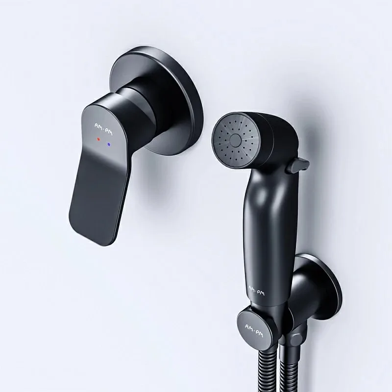 Гигиенический душ AM.PM X-Joy F40H85A22 С ВНУТРЕННЕЙ ЧАСТЬЮ, черный Sancos — официальный сайт