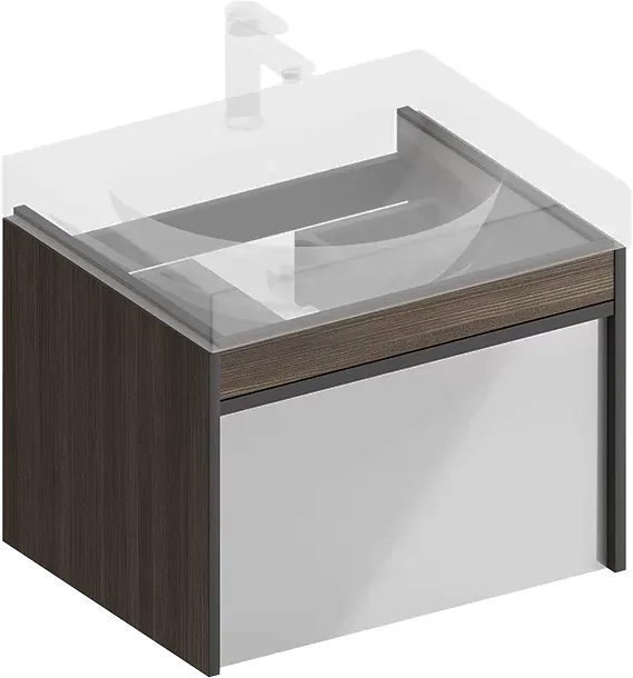 Тумба под раковину без столешницы KERAMA MARAZZI Modula 60 подвесная, арабика Sancos — официальный сайт