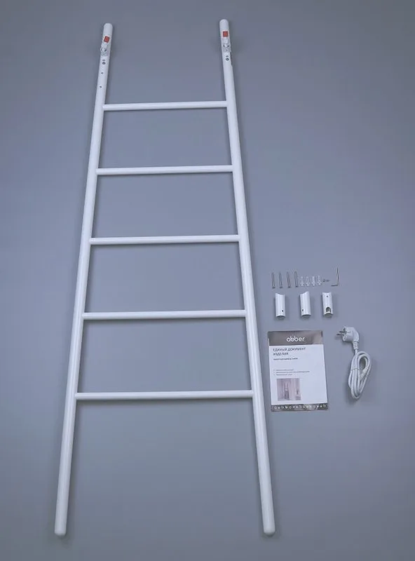 Полотенцесушитель электрический Abber Treppe 4705 150x55 см, подключение справа, слева, скрытое подк Sancos — официальный сайт