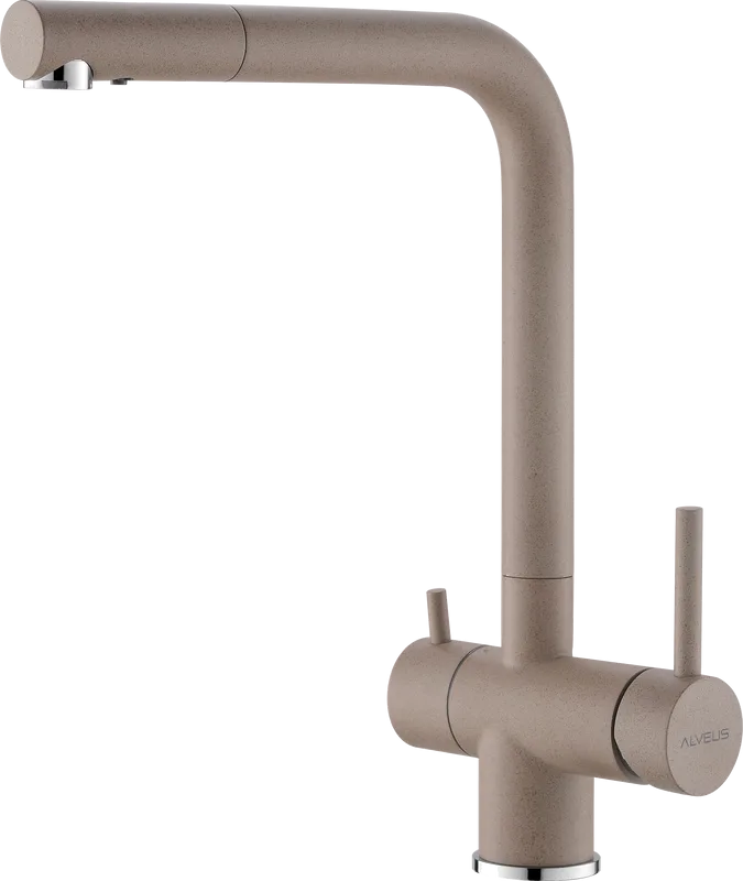 Смеситель для кухни Alveus Aquila 1139807 бежевый Sancos — официальный сайт