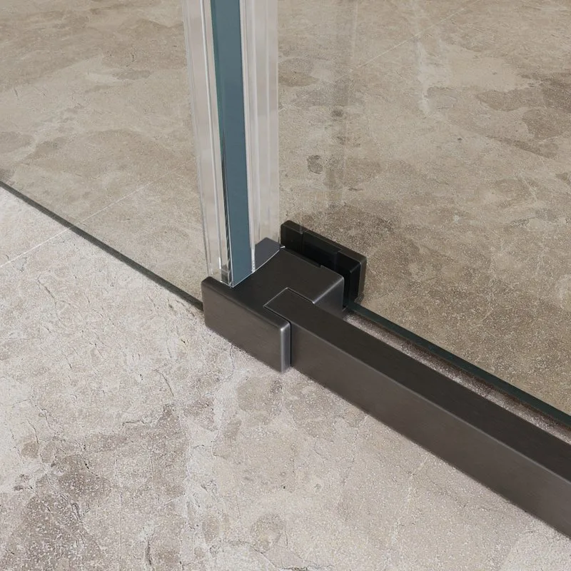 Душевой уголок BelBagno Soft Close-1 A-1-100-C-GM профиль оружейная сталь Sancos — официальный сайт