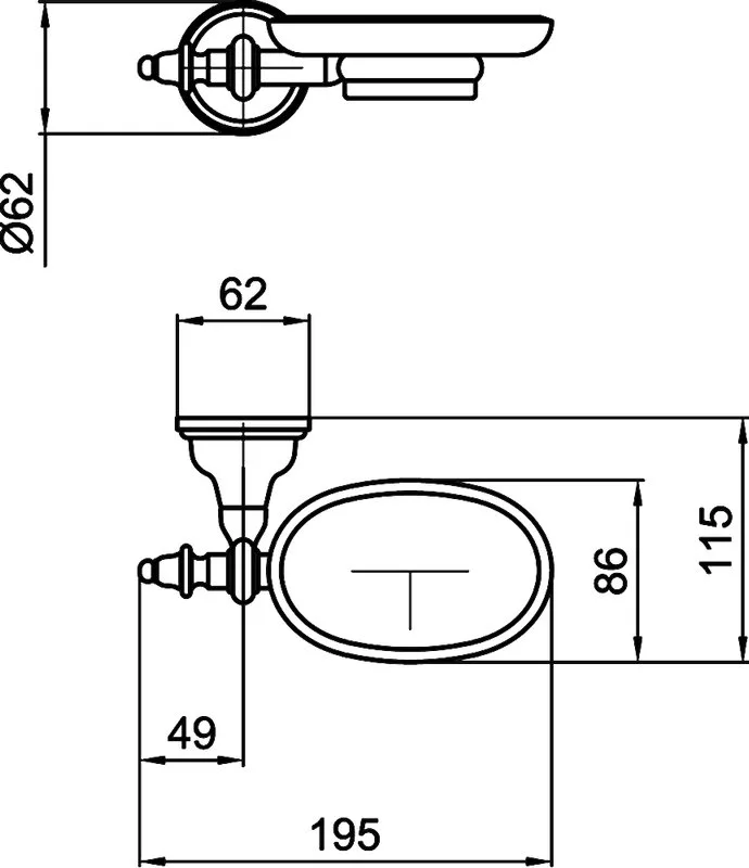 Мыльница Webert Armony AM500101015 хром Sancos — официальный сайт