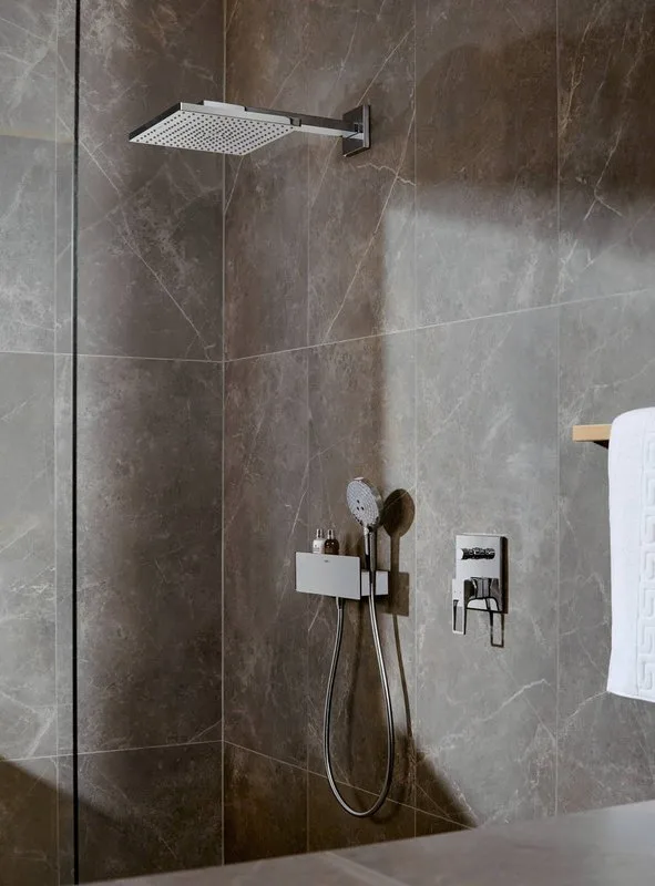 Шланговое подключение Hansgrohe Fixfit Porter 300 26456000, держатель для душа, хром Sancos — официальный сайт