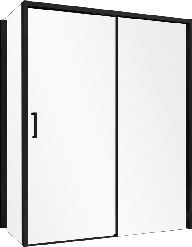 Душевой уголок Abber Komfort AG93160B-S92B 160х90 см, профиль матовый черный, стекло прозрачное Sancos — официальный сайт