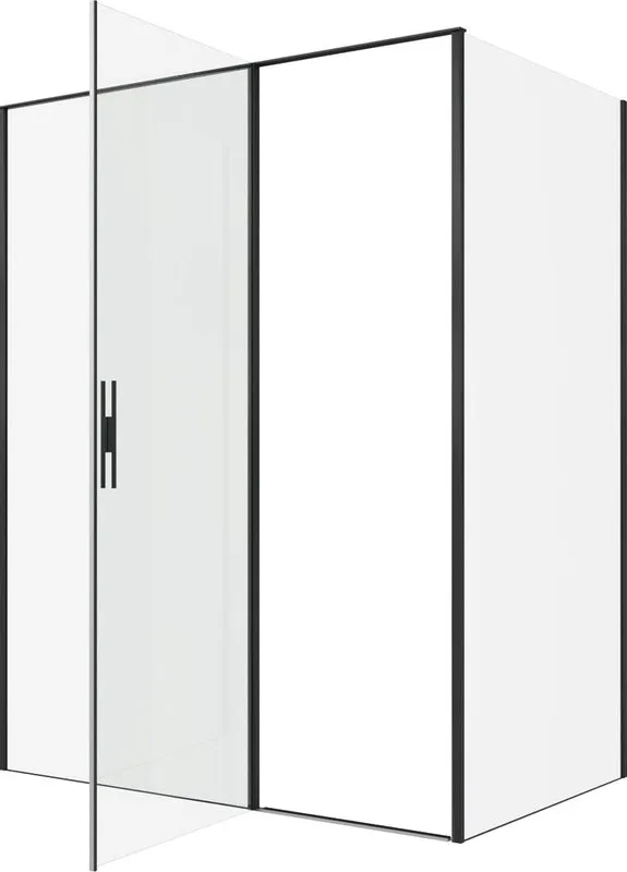 Душевой уголок Allen Brau Priority 160x100, профиль черный браш, стекло прозрачное Sancos — официальный сайт