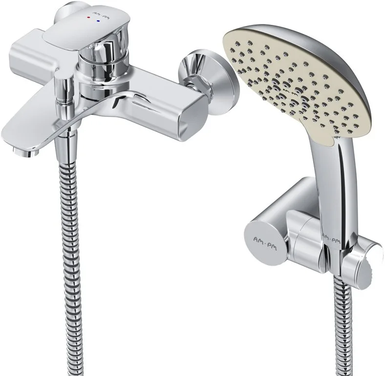 Смеситель для ванны с душем AM.PM Spirit V2.1 F71A15000 Sancos — официальный сайт